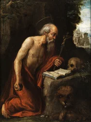 De Heilige Hiëronymus in boetedoening